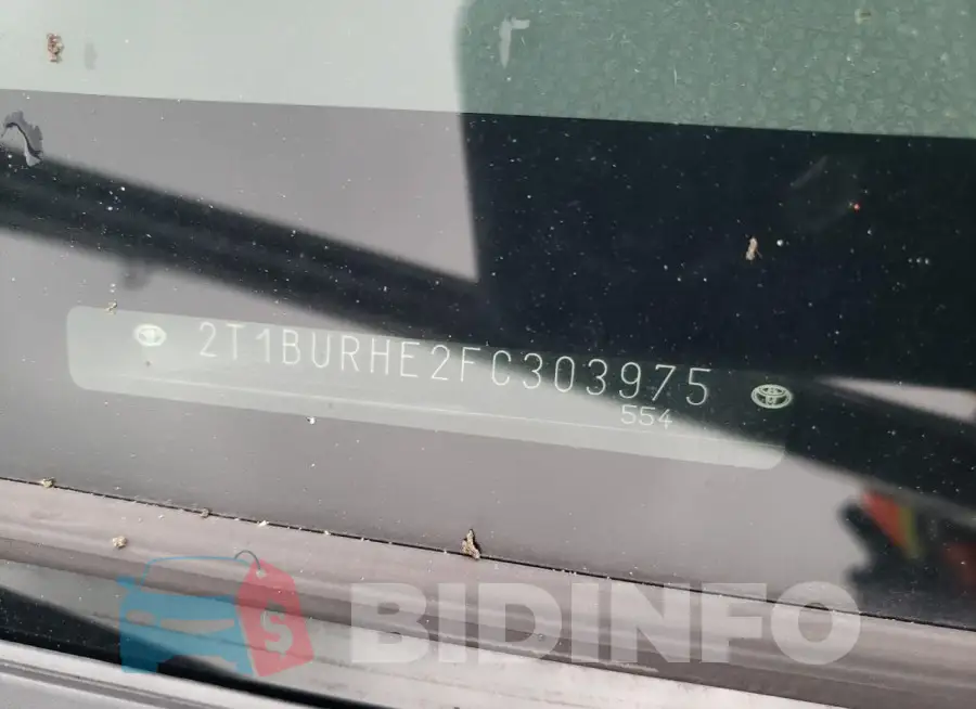 2T1BURHE2FC303975 Photo# 12