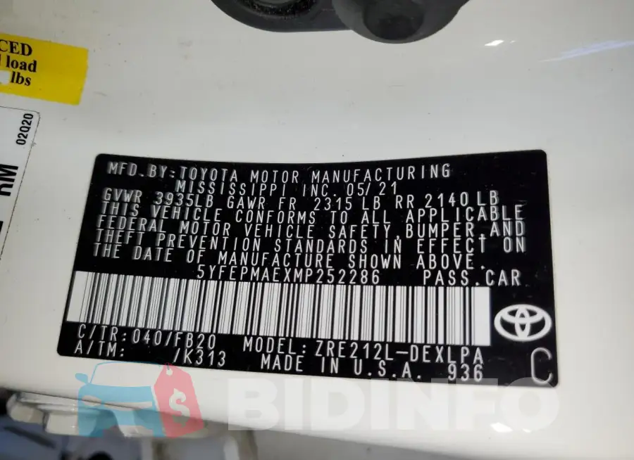 5YFEPMAEXMP252286 Photo# 13