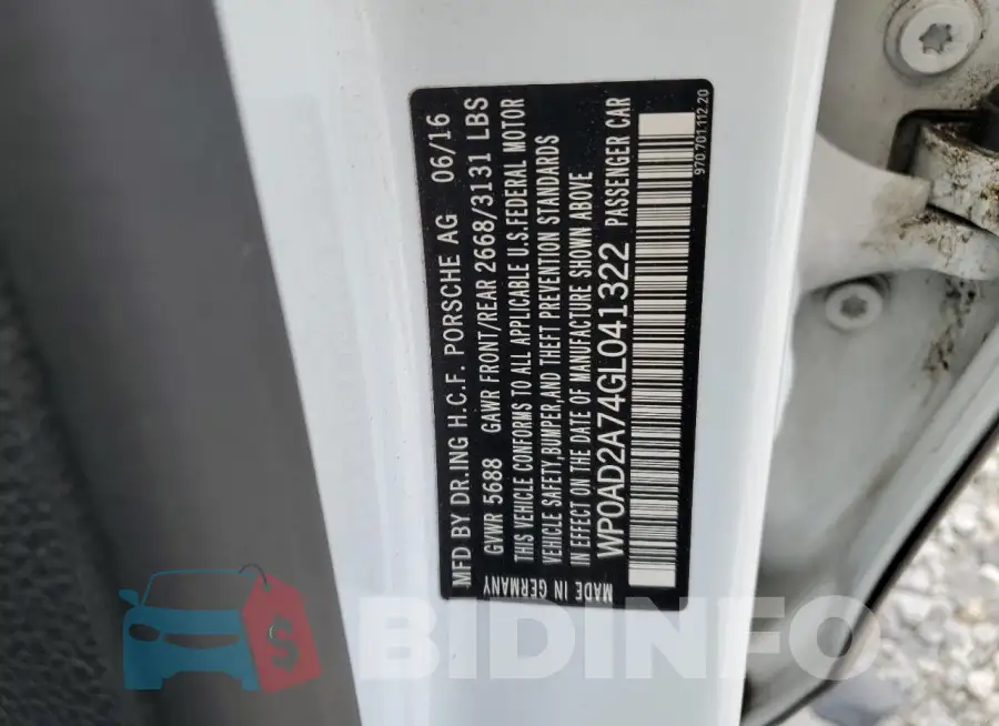 WP0AD2A74GL041322 Photo# 12
