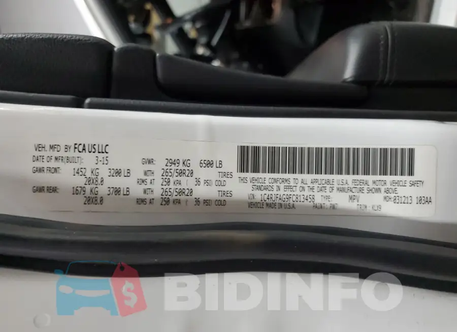 1C4RJFAG9FC813458 Photo# 13
