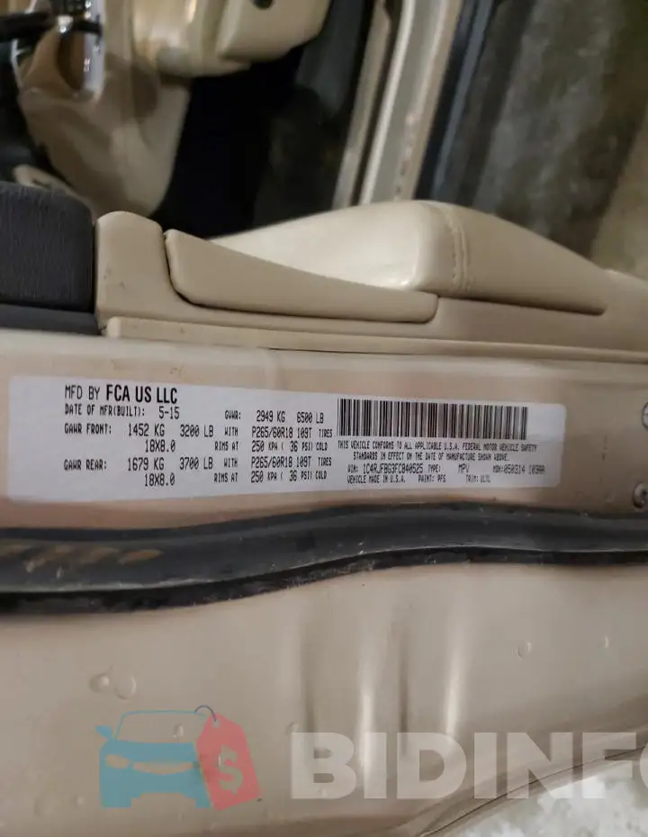 1C4RJFBG3FC840525 Photo# 13