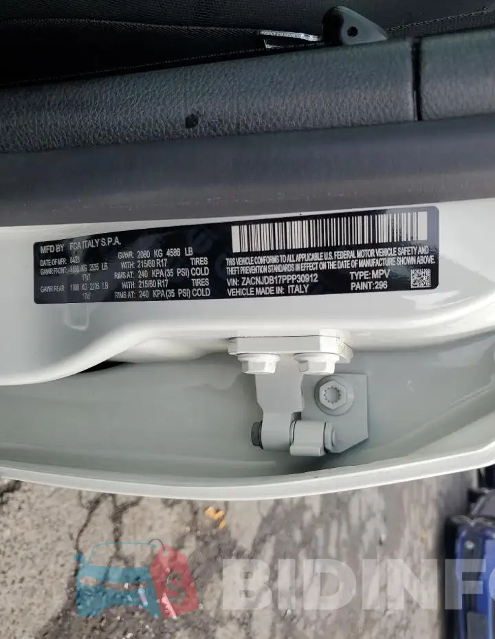 ZACNJDB17PPP30912 Photo# 13