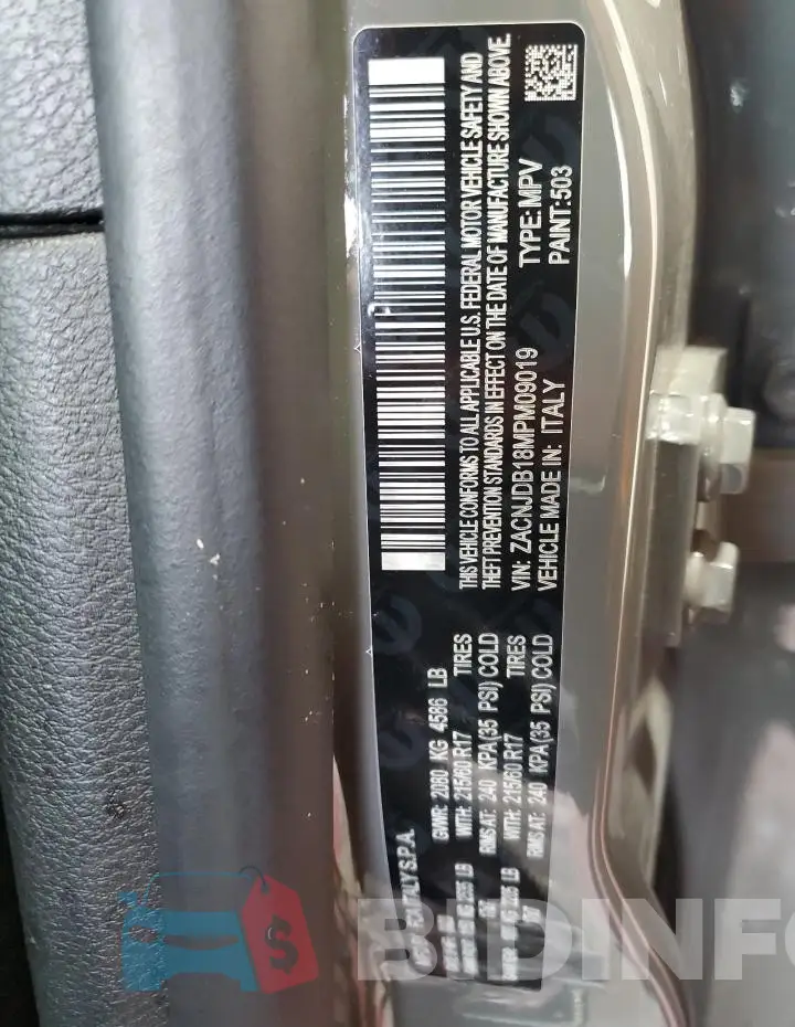 ZACNJDB18MPM09019 Photo# 14