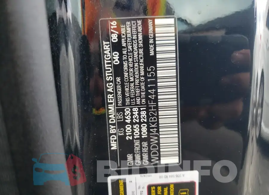 WDDWJ4KB2HF441155 Photo# 12