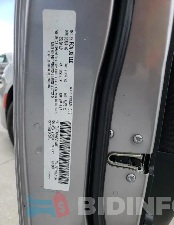 2C3CDXHGXGH210806 Photo# 12