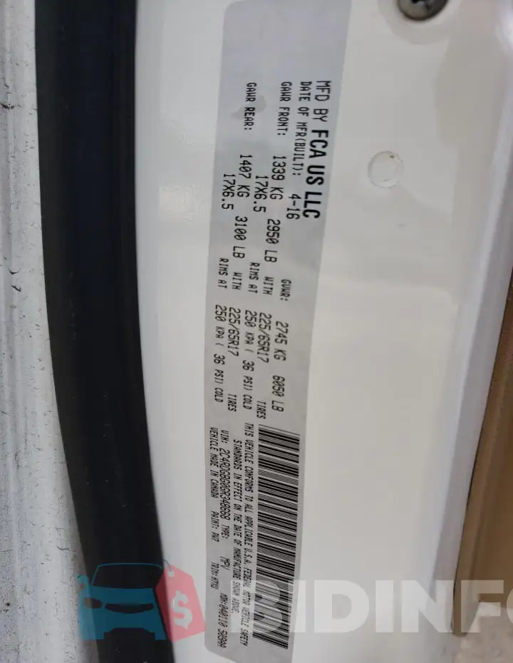 2C4RDGBG0GR348668 Photo# 13