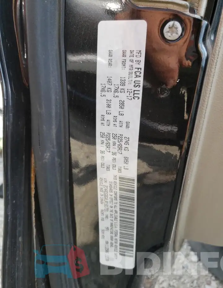 2C4RDGBG0JR161731 Photo# 13