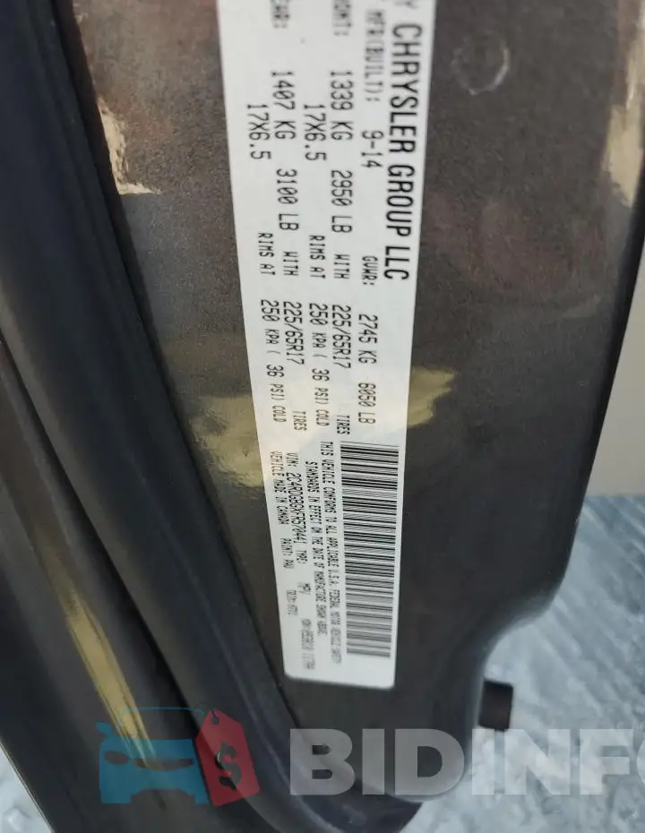 2C4RDGBGXFR570441 Photo# 12