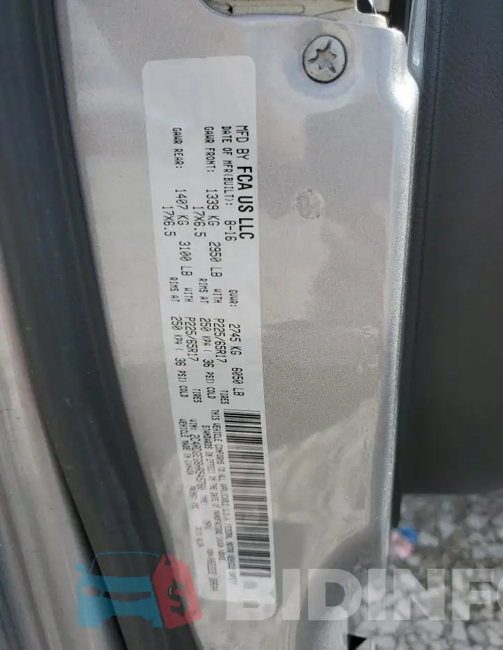 2C4RDGEG8HR545780 Photo# 13