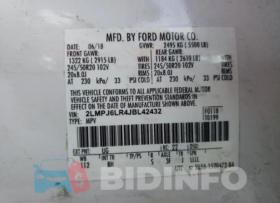 2LMPJ6LR4JBL42432 Photo# 14
