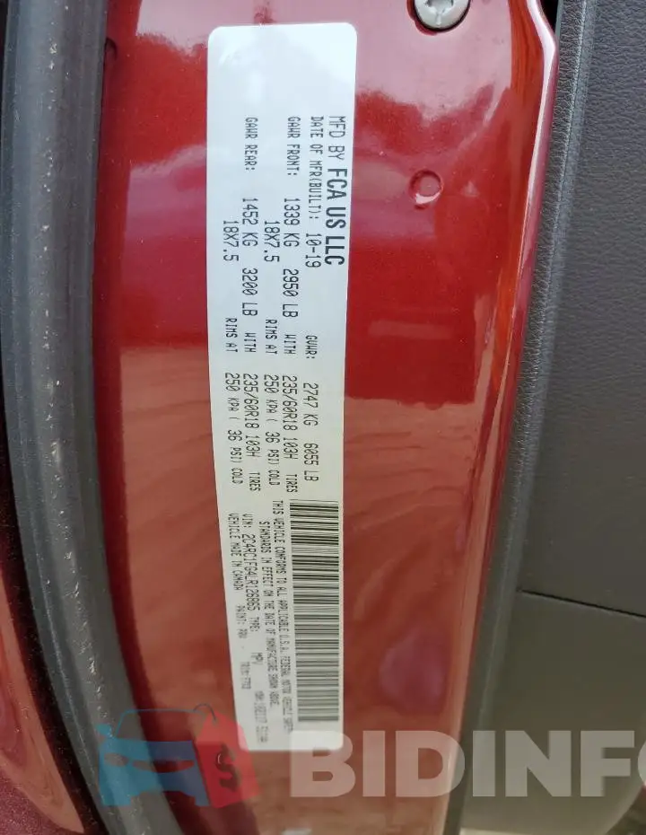 2C4RC1FG4LR126865 Photo# 13