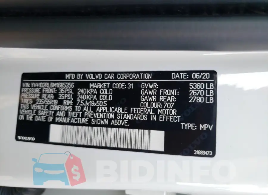 YV4102RL6M1685356 Photo# 14