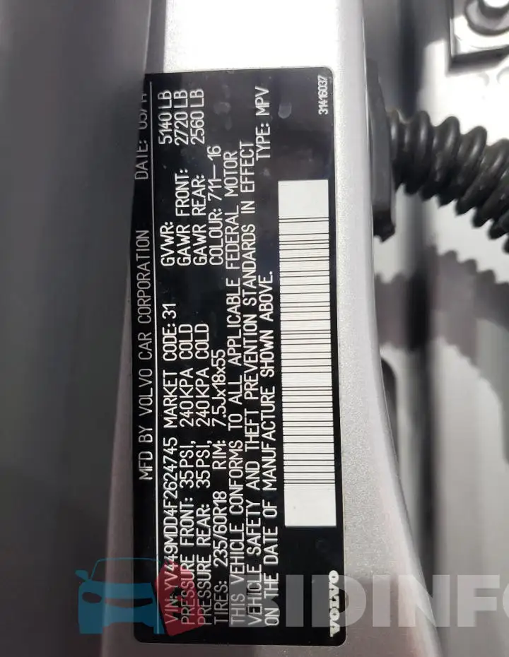 YV449MDD4F2624745 Photo# 13