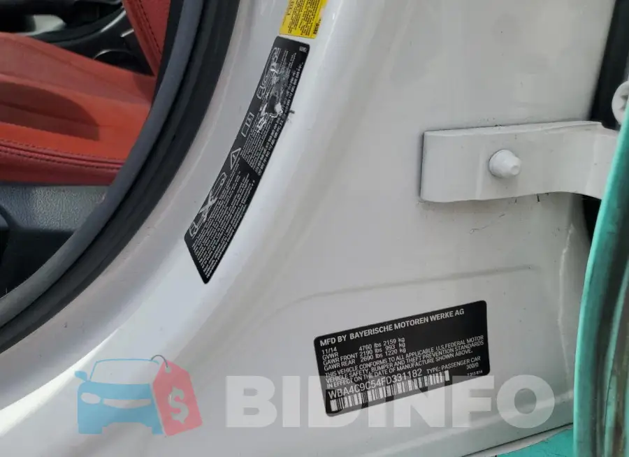WBA4C9C54FD331182 Photo# 13