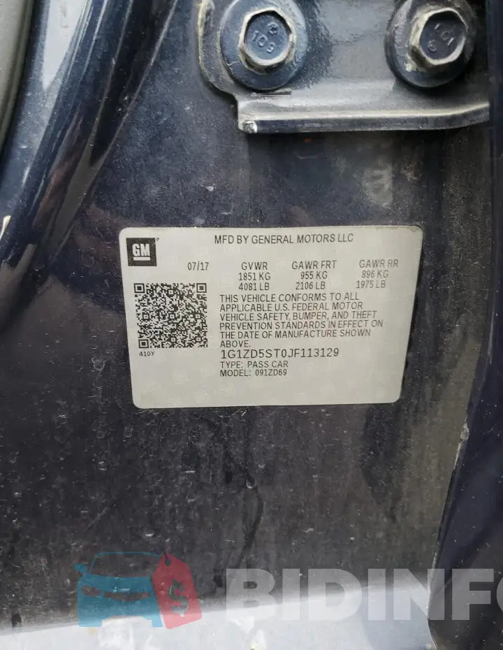 1G1ZD5ST0JF113129 Photo# 12