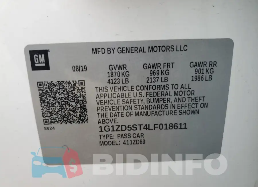 1G1ZD5ST4LF018611 Photo# 12