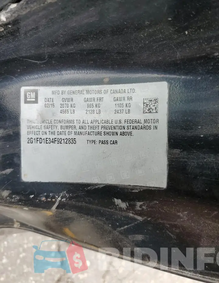 2G1FD1E34F9212835 Photo# 13