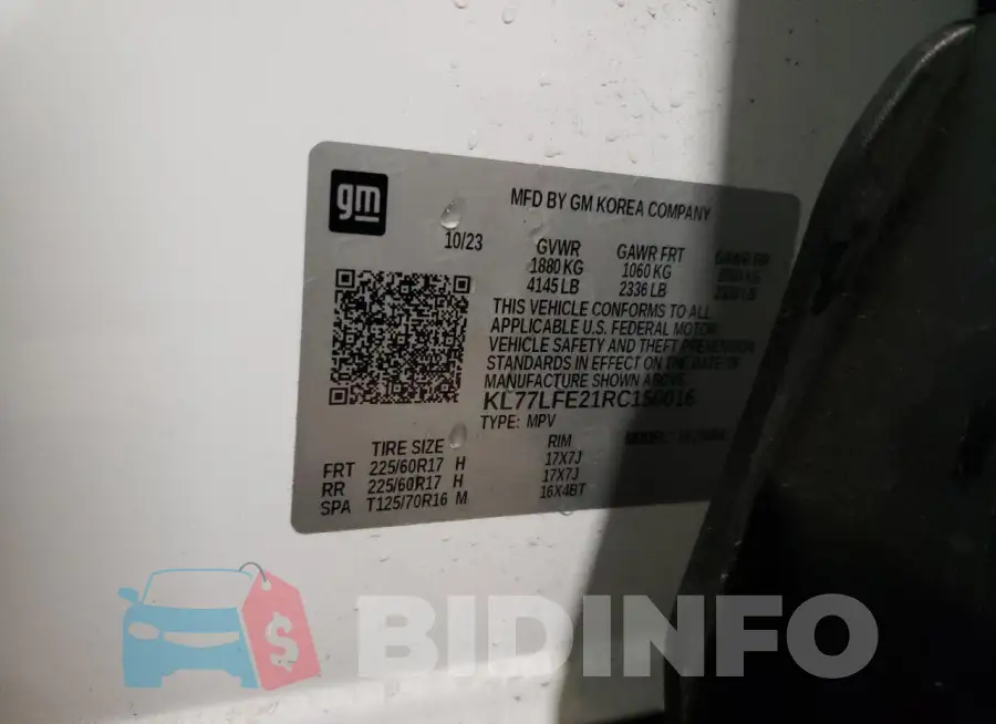 KL77LFE21RC150016 Photo# 13