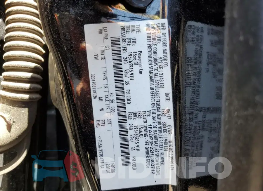 1FADP3E22HL303712 Photo# 12