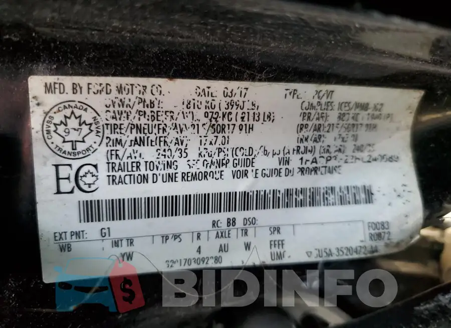 1FADP3F22HL240089 Photo# 12