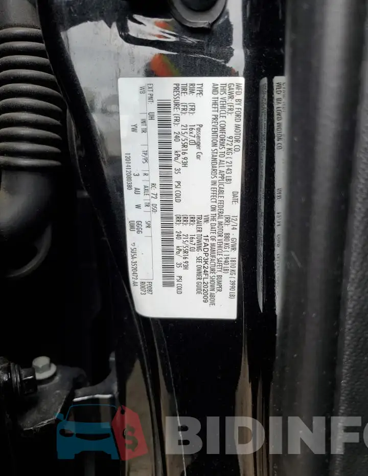 1FADP3K24FL202009 Photo# 12