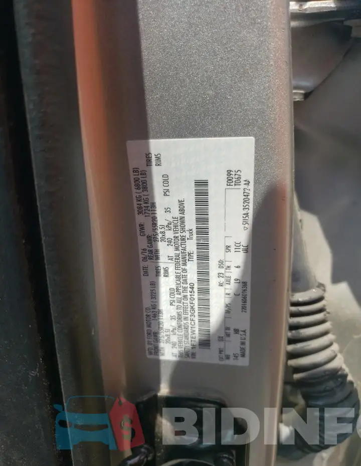 1FTEW1CF3GKF01540 Photo# 12