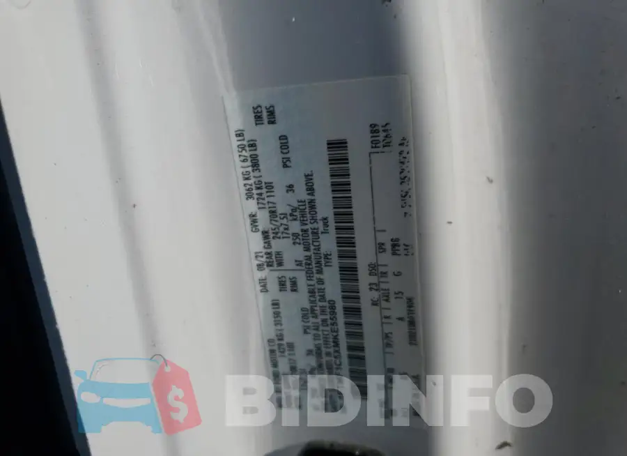 1FTMF1C5XMKE55980 Photo# 12
