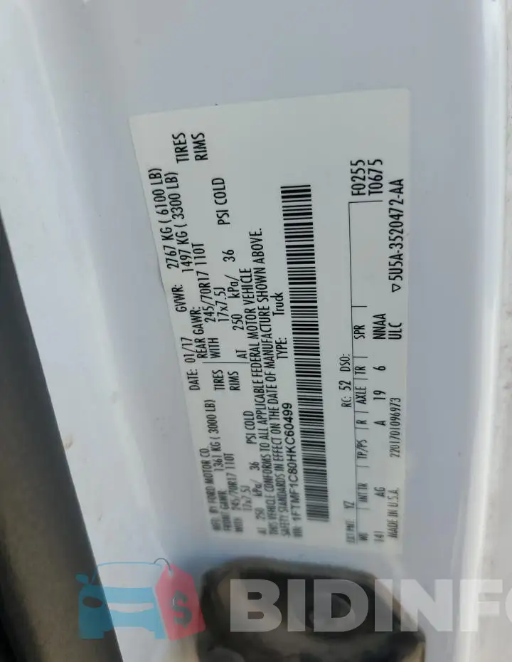 1FTMF1C80HKC60499 Photo# 12