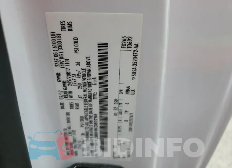 1FTMF1C80HKD80755 Photo# 12