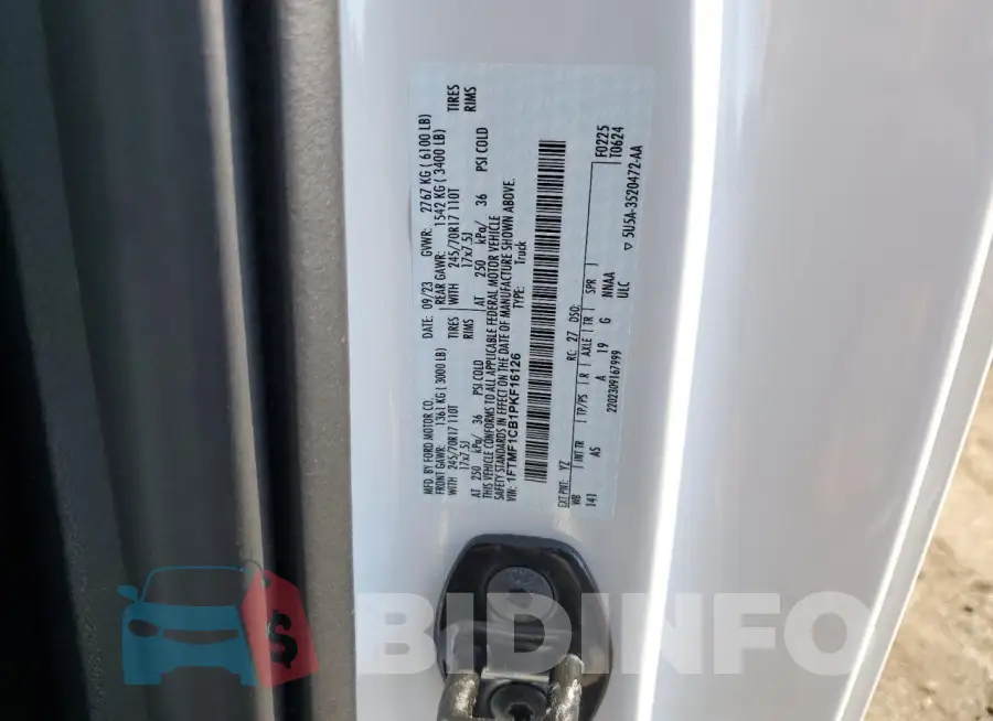 1FTMF1CB1PKF16126 Photo# 12