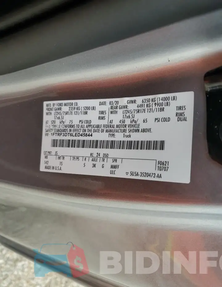 1FTRF3DT6LED45844 Photo# 13