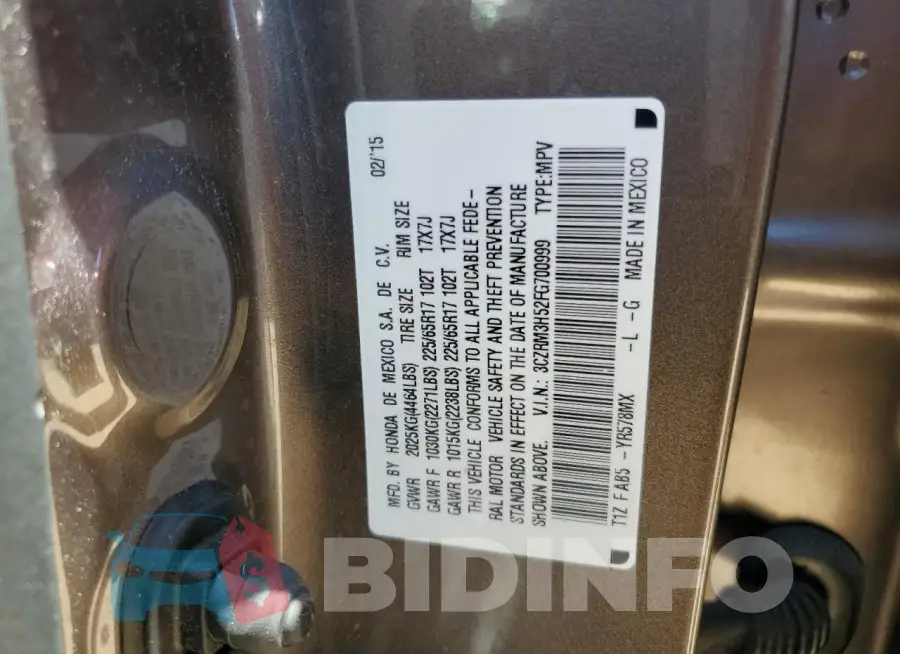 3CZRM3H52FG700999 Photo# 13