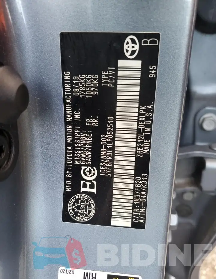 5YFBPRBE1LP052510 Photo# 12
