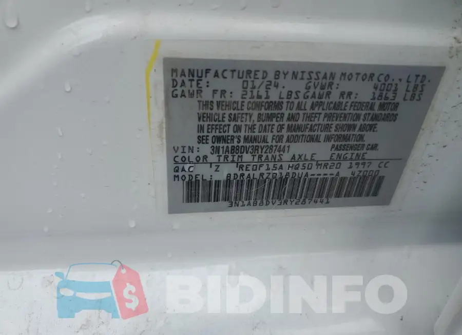 3N1AB8DV3RY287441 Photo# 13