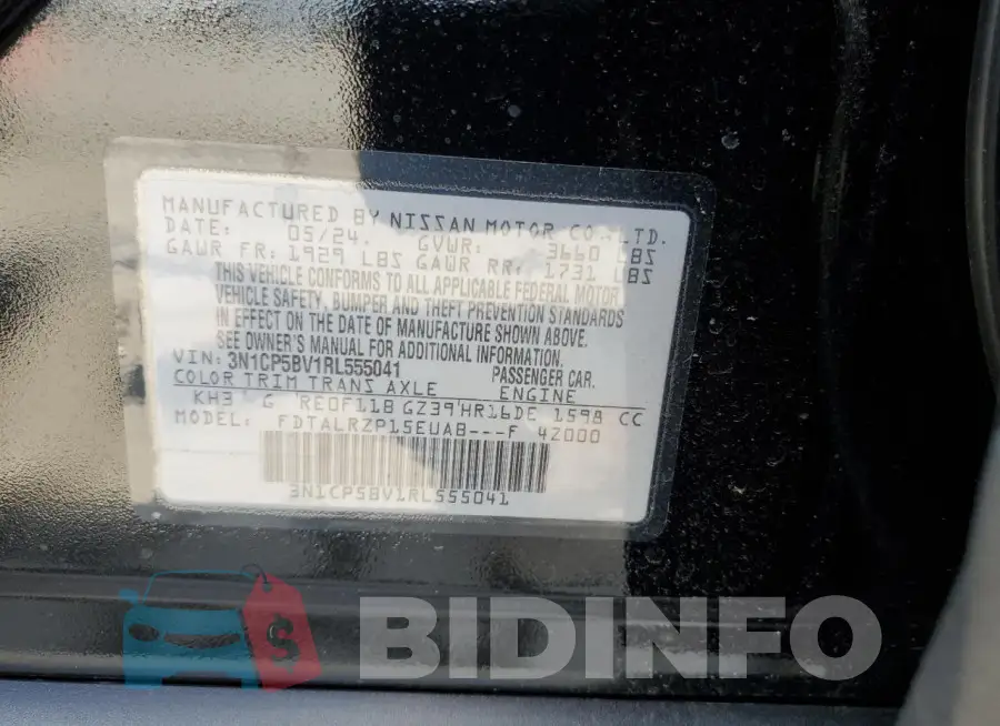 3N1CP5BV1RL555041 Photo# 14