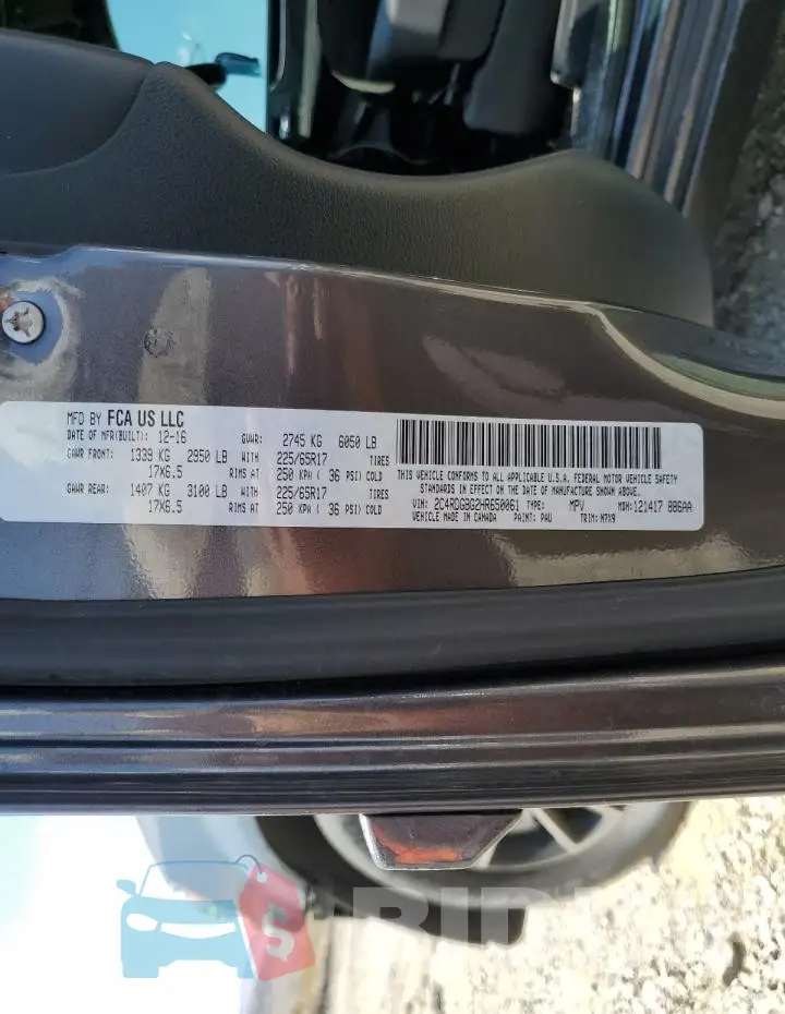 2C4RDGBG2HR650061 Photo# 14