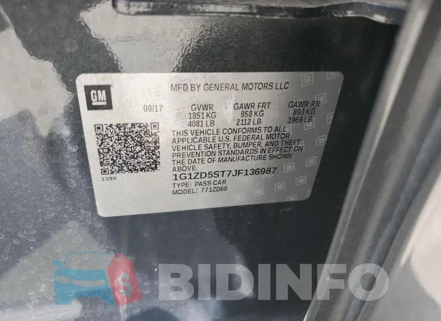 1G1ZD5ST7JF136987 Photo# 12