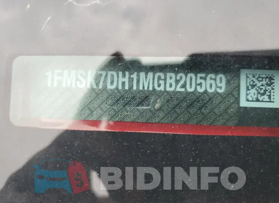 1FMSK7DH1MGB20569 Photo# 14