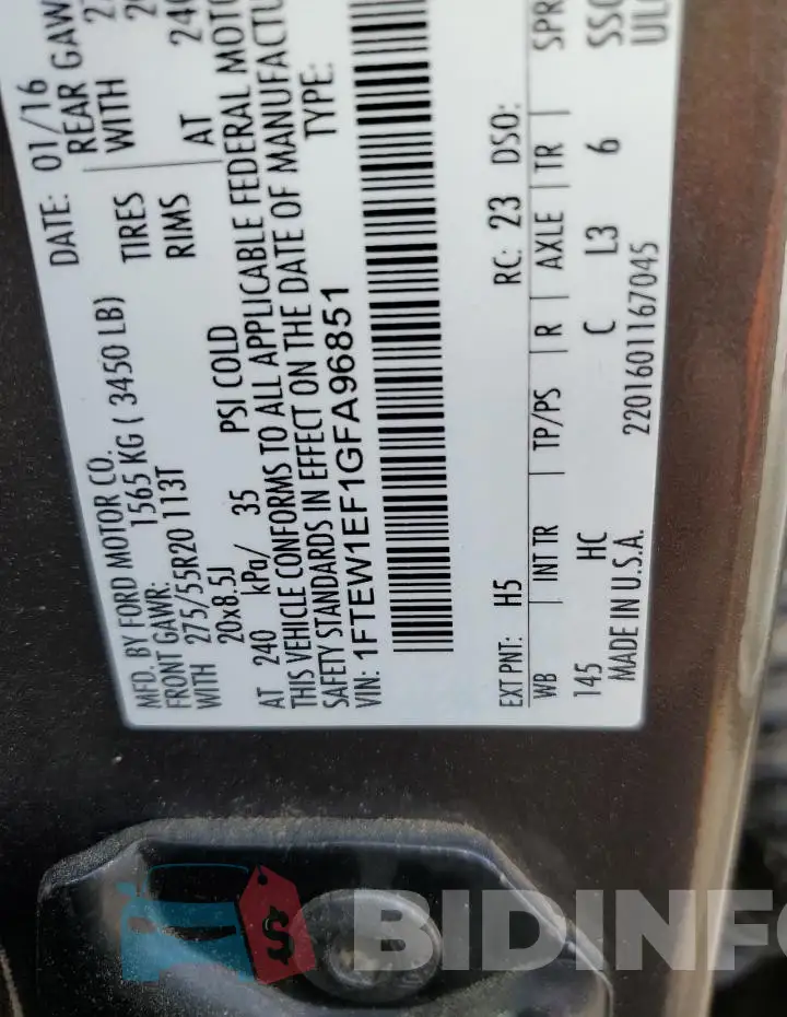 1FTEW1EF1GFA96851 Photo# 12