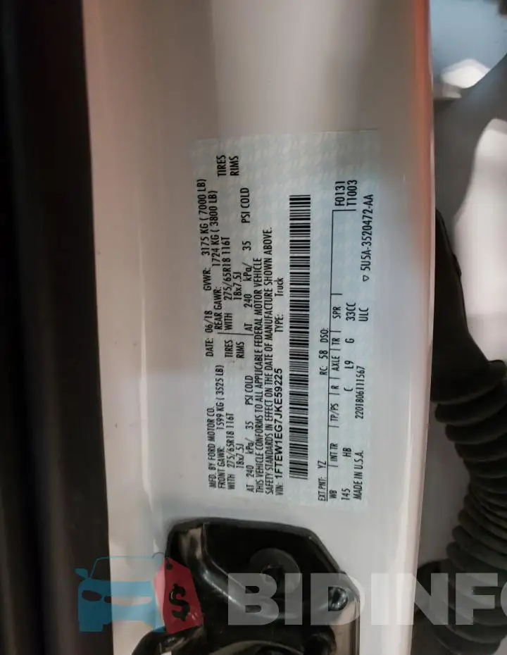 1FTEW1EG7JKE59225 Photo# 12