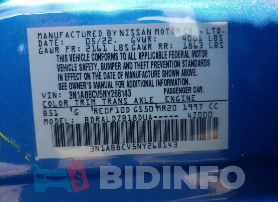 3N1AB8CV5NY268143 Photo# 12
