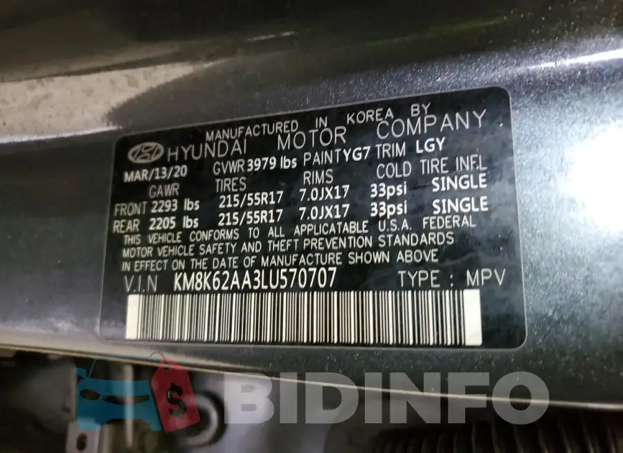 KM8K62AA3LU570707 Photo# 12
