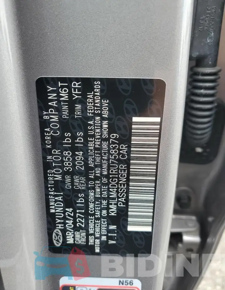 KMHLM4DG1RU758379 Photo# 12