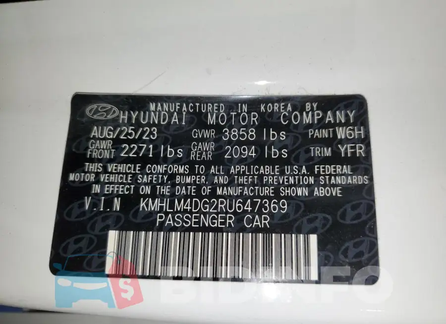 KMHLM4DG2RU647369 Photo# 12