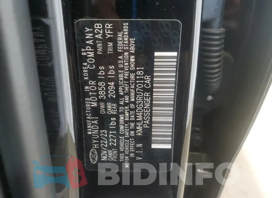 KMHLM4DG3RU701181 Photo# 13