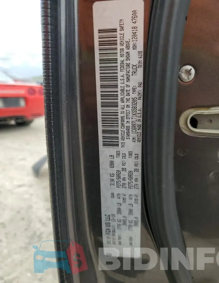 1C6RR7LT1KS583205 Photo# 12