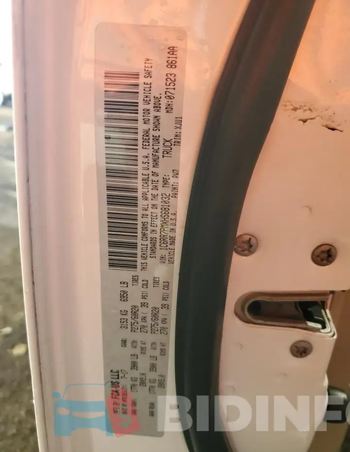 1C6RR7PMXHS681032 Photo# 13
