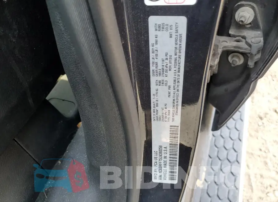 1C6SRFFT5LN380258 Photo# 12