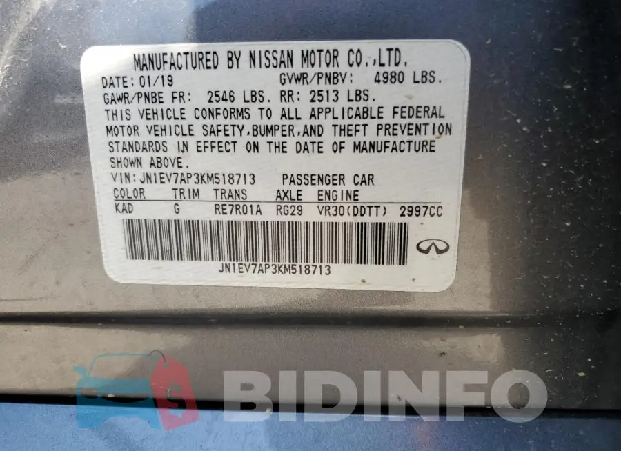 JN1EV7AP3KM518713 Photo# 13