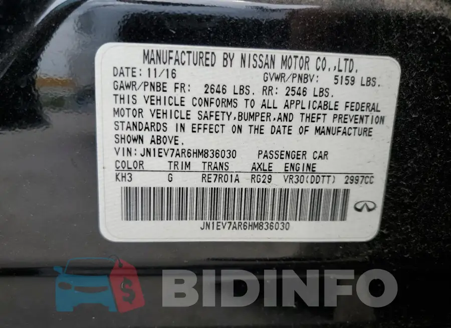 JN1EV7AR6HM836030 Photo# 12